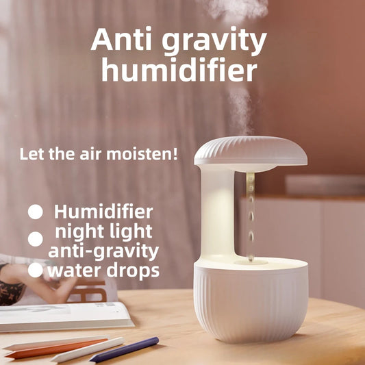 Anti-Gravity Water Droplet Humidifier